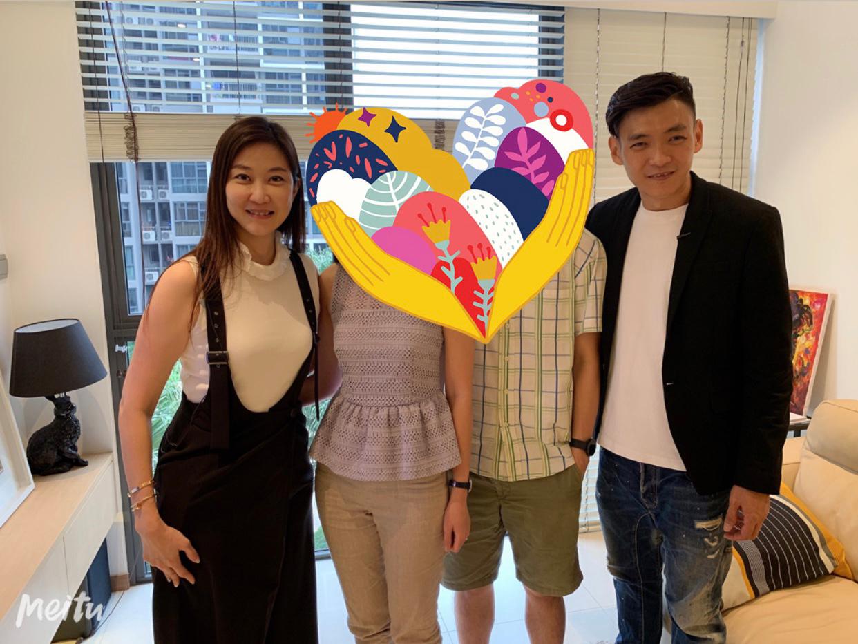 Kelly and Mark with client