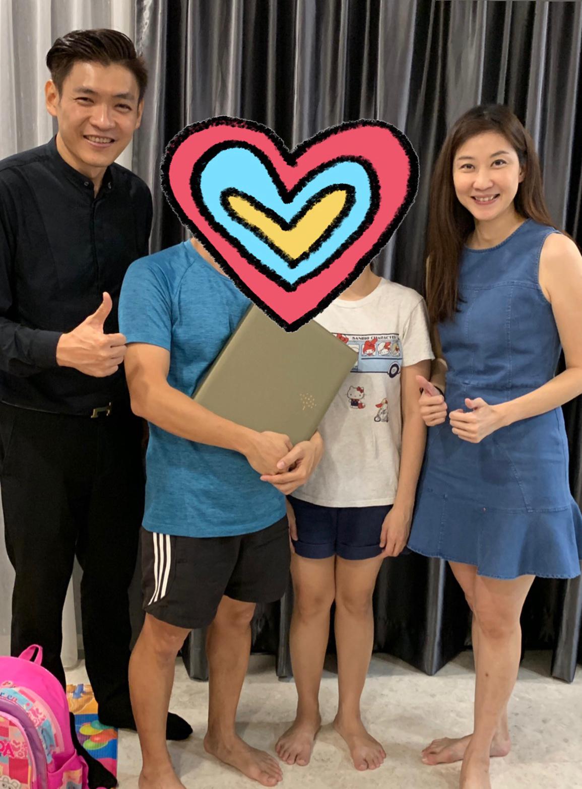 Kelly and Mark with client