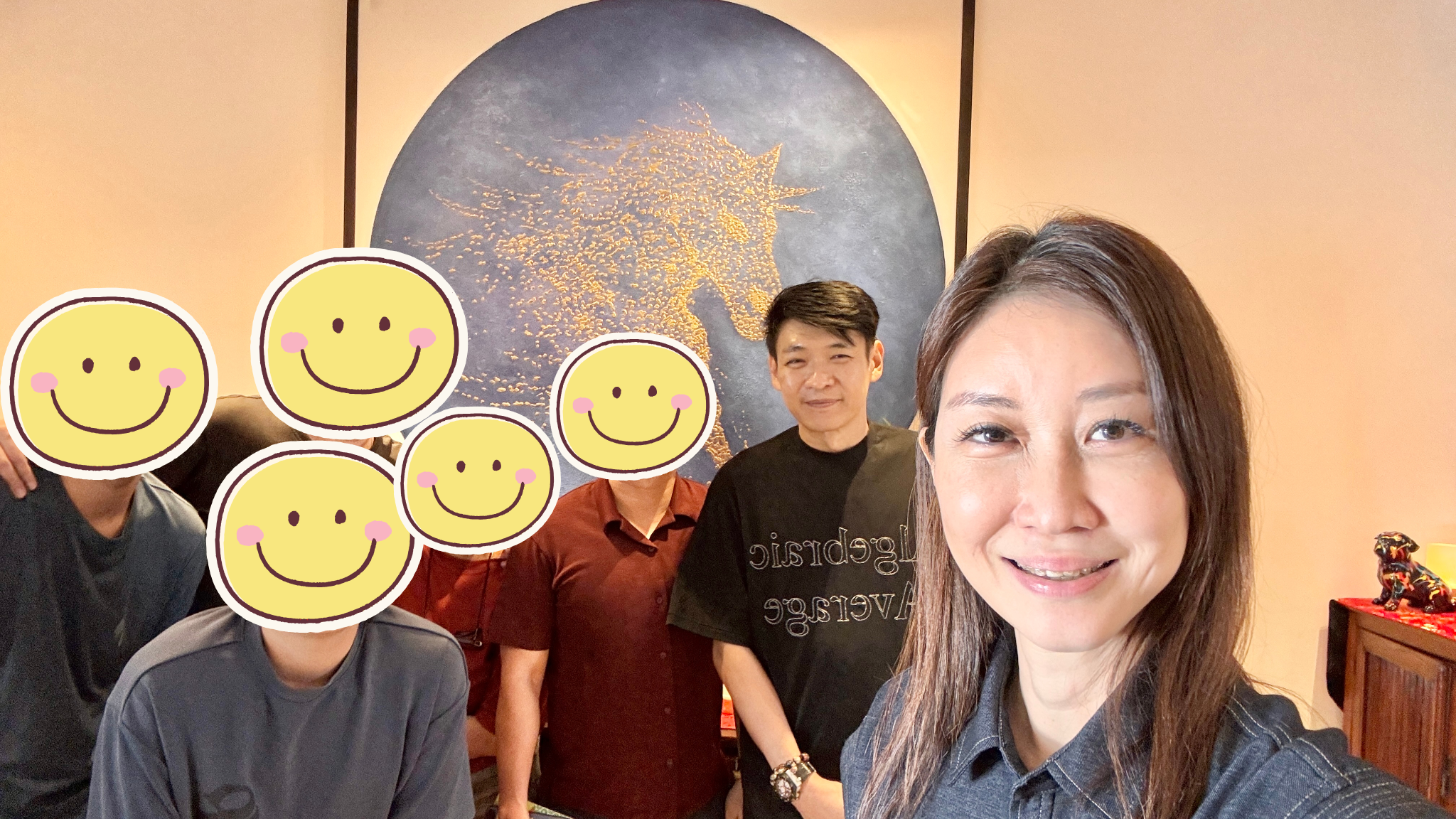 Kelly and Mark with client